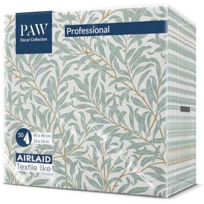 PAW Decor Collection PAW Servietten aus Airlaid Stoffähnlich (40 x 40 cm) I 50 Stück I Ideal für Hochzeit, Taufe, Kommunion, Geburtstag I Hochwertige Tischdeko Stoffservietten Weidenzweig I Willow Branch PAW Decor Collection PAW Servietten aus Airlaid Stoffähnlich (40 x 40 cm) I 50 Stück I Ideal für Hochzeit, Taufe, Kommunion, Geburtstag I Hochwertige Tischdeko Stoffservietten Weidenzweig I Willow Branch