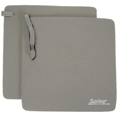 Spring 2094045802 Grips Topflappen 1 Paar, Stoff, grau, 1 x 19 x 20,6 cm Spring 2094045802 Grips Topflappen 1 Paar, Stoff, grau, 1 x 19 x 20,6 cm