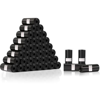Diboniur 600 Stück Hundekotbeutel, Schwarz kotbeutel für hunde, Robust und auslaufsicher, parfümfrei (40 Rollen, 15 pro Rolle) Diboniur 600 Stück Hundekotbeutel, Schwarz kotbeutel für hunde, Robust und auslaufsicher, parfümfrei (40 Rollen, 15 pro Rolle)