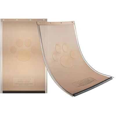 VEVOR Ersatzklappe für Haustiertür, kompatibel mit () Haustiertüren, 260,4 x 412,8 mm, langlebigere wetterbeständige verdickte PVC-Ersatzklappe für Hundetür mit langem Magnetstreifen (L) VEVOR Ersatzklappe für Haustiertür, kompatibel mit () Haustiertüren, 260,4 x 412,8 mm, langlebigere wetterbeständige verdickte PVC-Ersatzklappe für Hundetür mit langem Magnetstreifen (L)