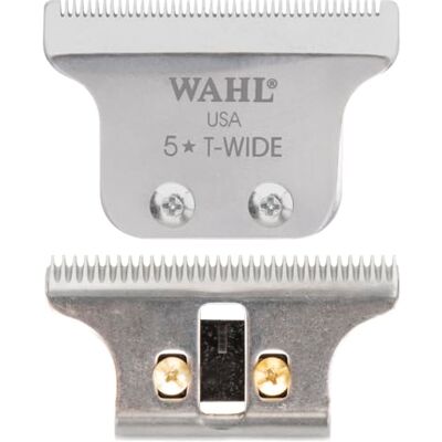 Wahl Detailer T-Wide Blade, 0.4mm, Präzisionsgeschleifter Ersatz PASSEND FÜR: Detailer, Cordless Detailer, Black Cordless Detailer Wahl Detailer T-Wide Blade, 0.4mm, Präzisionsgeschleifter Ersatz PASSEND FÜR: Detailer, Cordless Detailer, Black Cordless Detailer