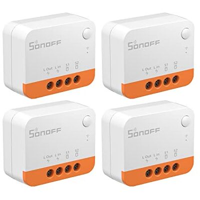 SONOFF ZBMINIL2 Zigbee Smart Schalter,4 Stück 2 Way Smart Switch(Kein Neutralleiter Erforderlich),Smart Lichtschalter Zigbee 3.0 Hub Erforderlich,Kompatibel mit Alexa,Google Home,Home Assistant. SONOFF ZBMINIL2 Zigbee Smart Schalter,4 Stück 2 Way Smart Switch(Kein Neutralleiter Erforderlich),Smart Lichtschalter Zigbee 3.0 Hub Erforderlich,Kompatibel mit Alexa,Google Home,Home Assistant.