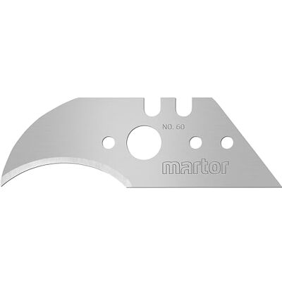 MARTOR 10x Hakenklinge spitz, 59 mm, 2-seitiger Schliff, Stahl MARTOR 10x Hakenklinge spitz, 59 mm, 2-seitiger Schliff, Stahl