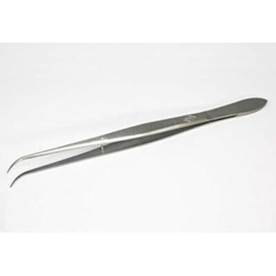 Weller Erem 23SAM160 Lange Pinzette mit Gebogenen und Gezackte Spitzen, mit Gezackte Fingergriffe für eine Sichere Handhabung, 160mm Weller Erem 23SAM160 Lange Pinzette mit Gebogenen und Gezackte Spitzen, mit Gezackte Fingergriffe für eine Sichere Handhabung, 160mm