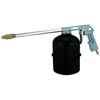 ABAC Spritzpistole G-530, Spritzpistole mit 900ml Aluminiumbehälter, 4,5 mm Düse, Max. Druck 8 Bar ABAC Spritzpistole G-530, Spritzpistole mit 900ml Aluminiumbehälter, 4,5 mm Düse, Max. Druck 8 Bar