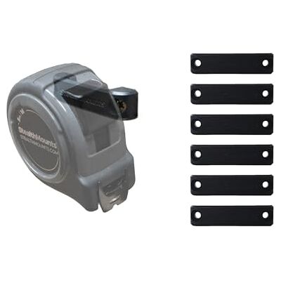 StealthMounts Bench Belt Universal Werkzeughalter für Werkbänke Werkzeug-Holster-Set 6er Pack Perfekte Werkzeughalterung zur Aufbewahrung von Elektrowerkzeugen, Maßbändern, Gürtelclips Schwarz StealthMounts Bench Belt Universal Werkzeughalter für Werkbänke Werkzeug-Holster-Set 6er Pack Perfekte Werkzeughalterung zur Aufbewahrung von Elektrowerkzeugen, Maßbändern, Gürtelclips Schwarz