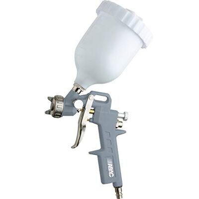 ABAC Lackierpistole G-540F, Druckluft Farbsprühgerät, Spritzpistole/Sprühpistole mit 600ml Fließbecher, Ø 1,5 mm Spritzdüse, Rund- oder Flachstrahl, max. Druck 4 Bar ABAC Lackierpistole G-540F, Druckluft Farbsprühgerät, Spritzpistole/Sprühpistole mit 600ml Fließbecher, Ø 1,5 mm Spritzdüse, Rund- oder Flachstrahl, max. Druck 4 Bar