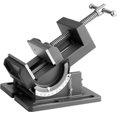 VEVOR Maschinenschraubstock kippbar, 10,795 cm Backenbreite, Bohrmaschinen Schraubstock, 0–90° Neigung verstellbar, Werkbankschraubstock für die Holzbearbeitung & Tischplatten, schwarz VEVOR Maschinenschraubstock kippbar, 10,795 cm Backenbreite, Bohrmaschinen Schraubstock, 0–90° Neigung verstellbar, Werkbankschraubstock für die Holzbearbeitung & Tischplatten, schwarz