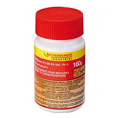 Rothenberger Industrial Flussmittelpaste LP5 für Installationen mit Kupferrohren, 160g 035610E Rothenberger Industrial Flussmittelpaste LP5 für Installationen mit Kupferrohren, 160g 035610E