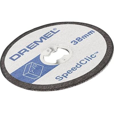 DREMEL SC476 EZ SpeedClic Kunststoff-Trennscheiben, Zubehörsatz für Multifunktionswerkzeug mit 5 Trennscheiben 38 mm zum Schneiden von Kunststoffen aller Art DREMEL SC476 EZ SpeedClic Kunststoff-Trennscheiben, Zubehörsatz für Multifunktionswerkzeug mit 5 Trennscheiben 38 mm zum Schneiden von Kunststoffen aller Art