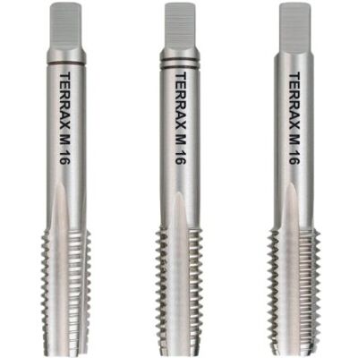 RUKO Terrax Handgewindebohrer Satz DIN 352 Geschliffen M16 RUKO Terrax Handgewindebohrer Satz DIN 352 Geschliffen M16