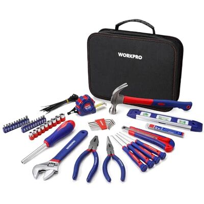 WORKPRO Werkzeugset Universal und Haushalts-Werkzeugkoffer 100-teilig WORKPRO Werkzeugset Universal und Haushalts-Werkzeugkoffer 100-teilig