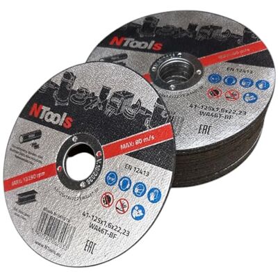 NTools SDC Trennscheiben 115 x 1,0 x 22,23 mm, 25 Stück Dünne und langlebige Trennscheiben zum Schneiden von Metall, Stahl und Edelstahl (Inox), passend für Winkelschleifer NTools SDC Trennscheiben 115 x 1,0 x 22,23 mm, 25 Stück Dünne und langlebige Trennscheiben zum Schneiden von Metall, Stahl und Edelstahl (Inox), passend für Winkelschleifer