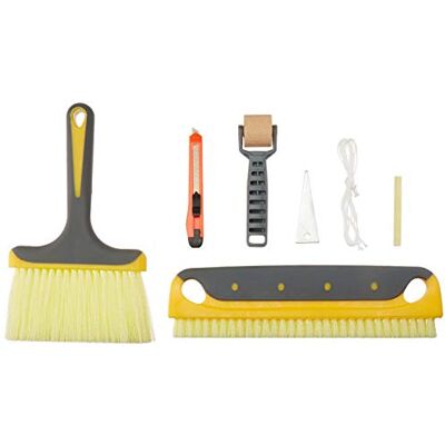 Amazon Basics Tapezier-Set, inklusive Bürsten mit weichen Griffen, 7-teilig Amazon Basics Tapezier-Set, inklusive Bürsten mit weichen Griffen, 7-teilig