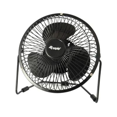 Equip Tischventilator USB, schwarz, 15cm Durchmesser Equip Tischventilator USB, schwarz, 15cm Durchmesser