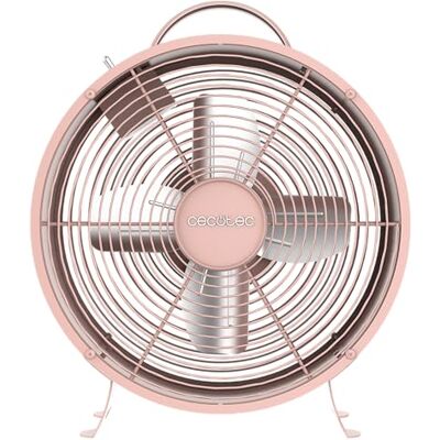 Cecotec Tischventilator EnergySilence 400 RetroDesk Pink, 25 W 20 cm Durchmesser, 4 Aerodynamikflügel, 2 Geschwindigkeiten, Retro-Design, einfache Bedienung Cecotec Tischventilator EnergySilence 400 RetroDesk Pink, 25 W 20 cm Durchmesser, 4 Aerodynamikflügel, 2 Geschwindigkeiten, Retro-Design, einfache Bedienung