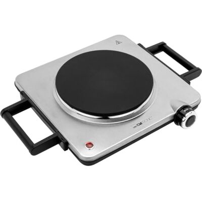 Clatronic ® Kochplatte elektrisch mit 1500W Herdplatte 1 Kochfeld für Küche, Büro oder Camping elektrische Kochplatte mit stufenloser Temperatureinstellung Einzelkochplatte Edelstahl EKP 3788 Clatronic ® Kochplatte elektrisch mit 1500W Herdplatte 1 Kochfeld für Küche, Büro oder Camping elektrische Kochplatte mit stufenloser Temperatureinstellung Einzelkochplatte Edelstahl EKP 3788