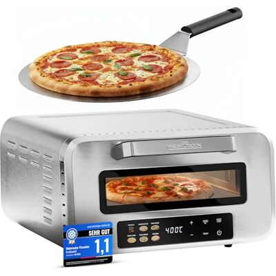 Profi Cook ProfiCook® Pizzaofen elektrisch 400°C echter Pizzastein inkl. Pizzaheber variable Zeit und Temperatureinstellung Pizza Ofen Elektro für Pizza in unter 5 min. Pizzamaker PC PO 1323 Profi Cook ProfiCook® Pizzaofen elektrisch 400°C echter Pizzastein inkl. Pizzaheber variable Zeit und Temperatureinstellung Pizza Ofen Elektro für Pizza in unter 5 min. Pizzamaker PC PO 1323