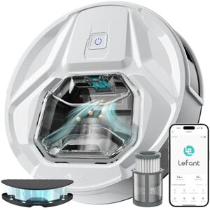Lefant M320 Saugroboter, 6000Pa Staubsauger Roboter mit Präzise-Entfernungs-Navigation, Sichtbar 800ML Staubbehälter, 210Mins, WLAN/App, Ideal für Tierhaare, Teppiche Lefant M320 Saugroboter, 6000Pa Staubsauger Roboter mit Präzise-Entfernungs-Navigation, Sichtbar 800ML Staubbehälter, 210Mins, WLAN/App, Ideal für Tierhaare, Teppiche