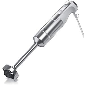 Arendo 1000W Stabmixer Edelstahl Pürierstab Mixer vierflügeliges Messer stufenlose Geschwindigkeitsregelung Turbotaste Kraftvoller 1000 Watt Motor mit Messbecher Weiß Arendo 1000W Stabmixer Edelstahl Pürierstab Mixer vierflügeliges Messer stufenlose Geschwindigkeitsregelung Turbotaste Kraftvoller 1000 Watt Motor mit Messbecher Weiß