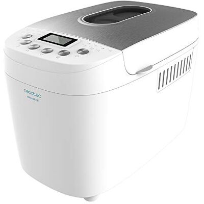 Cecotec Brotbackautomat Bread&Co 1500 PerfectCook. 850 W, 1,5 kg, 15 Programme, 15 programmierbare Stunden, 2 Widerstände, spülmaschinenfestes Tablett, Rezeptbuch Cecotec Brotbackautomat Bread&Co 1500 PerfectCook. 850 W, 1,5 kg, 15 Programme, 15 programmierbare Stunden, 2 Widerstände, spülmaschinenfestes Tablett, Rezeptbuch
