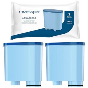 Wessper Wasserfilter für Kaffeevollautomat, Filter mit Aktivkohle, Kompatibel mit Saeco und Philips Kaffeemaschine, in denen die Filter CA6903/00 und CA6903/10 Verbaut Sind 2er Pack Wessper Wasserfilter für Kaffeevollautomat, Filter mit Aktivkohle, Kompatibel mit Saeco und Philips Kaffeemaschine, in denen die Filter CA6903/00 und CA6903/10 Verbaut Sind 2er Pack