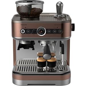 Philips Barista Brew Espressomaschine – Einfacher & doppelter Espresso, Americano-Taste, 280g Bohnenbehälter, intuitive Bedienung, kalibriertes Tampern, Cappuccinosystem (PSA3228/41) Philips Barista Brew Espressomaschine – Einfacher & doppelter Espresso, Americano-Taste, 280g Bohnenbehälter, intuitive Bedienung, kalibriertes Tampern, Cappuccinosystem (PSA3228/41)