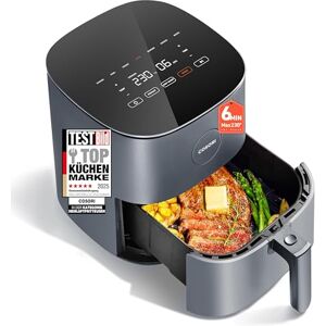 COSORI Airfryer 4,7L 7-in-1 Heissluftfritteuse Max 230℃ & 55dB leise Heißluftfritteuse 100+ Rezpete 55% Energiesparend spülmaschinenfest Hellgrau L501 COSORI Airfryer 4,7L 7-in-1 Heissluftfritteuse Max 230℃ & 55dB leise Heißluftfritteuse 100+ Rezpete 55% Energiesparend spülmaschinenfest Hellgrau L501