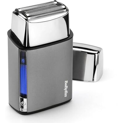 BaByliss Super‑X Doppelfolienrasierer für Herren – Ultraglattes Finish, doppelte Japanstahl‑Folien, kabellos mit Lithium‑Ionen‑Akku, Wet & Dry IPX7, USB‑C, FS996DE BaByliss Super‑X Doppelfolienrasierer für Herren – Ultraglattes Finish, doppelte Japanstahl‑Folien, kabellos mit Lithium‑Ionen‑Akku, Wet & Dry IPX7, USB‑C, FS996DE