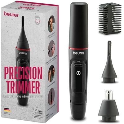 Beurer MN3X Präzisionstrimmer, Trimmer mit 3 hochwertigen Aufsätzen Beurer MN3X Präzisionstrimmer, Trimmer mit 3 hochwertigen Aufsätzen