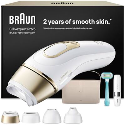 Braun IPL Geräte Haarentfernung Silk·expert Pro 5, PL5442, Weiß/Gold Braun IPL Geräte Haarentfernung Silk·expert Pro 5, PL5442, Weiß/Gold