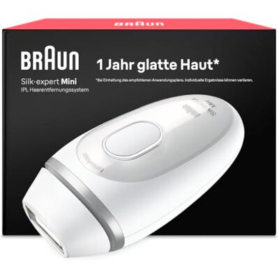 Braun IPL Geräte Haarentfernung Silk·expert Mini, PL1100, Weiß/Silber Braun IPL Geräte Haarentfernung Silk·expert Mini, PL1100, Weiß/Silber