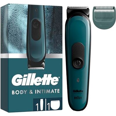 Gillette Body & Intimate Elektrischer Körperrasierer i3, Grün Gillette Body & Intimate Elektrischer Körperrasierer i3, Grün