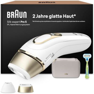 Braun IPL Geräte Haarentfernung Silk·expert Pro 5, PL5152, Weiß/Gold Braun IPL Geräte Haarentfernung Silk·expert Pro 5, PL5152, Weiß/Gold