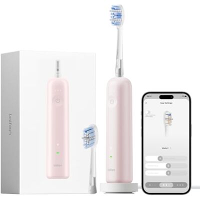 Laifen Wave Pro Elektrische Zahnbürste, 60° WaveMotion & 66.000 Vpm für Tiefenreinigung, 70 Tage Akku, Drucksensor & App-Customizing, nahtloses Design ideal für Reisen, inkl. 2 Pro-Köpfe (ABS Rosa) Laifen Wave Pro Elektrische Zahnbürste, 60° WaveMotion & 66.000 Vpm für Tiefenreinigung, 70 Tage Akku, Drucksensor & App-Customizing, nahtloses Design ideal für Reisen, inkl. 2 Pro-Köpfe (ABS Rosa)