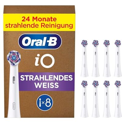 Oral-B iO Weiß Zahnbürstenkopf - Fortschrittliche Plaque-Entfernung Oral-B iO Weiß Zahnbürstenkopf - Fortschrittliche Plaque-Entfernung