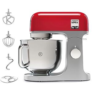 Kenwood kMix KMX750RD Küchenmaschine, 5 l Edelstahl Schüssel, Safe-Use-Sicherheitssystem, Metallgehäuse, 1000 Watt, inkl. 3-Teiligem Patisserie-Set und Spritzschutz, Rot Kenwood kMix KMX750RD Küchenmaschine, 5 l Edelstahl Schüssel, Safe-Use-Sicherheitssystem, Metallgehäuse, 1000 Watt, inkl. 3-Teiligem Patisserie-Set und Spritzschutz, Rot