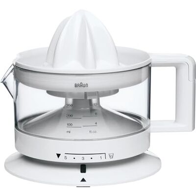 Braun Tribute Collection CJ 3000 Zitruspresse (20 W, 0,35 l) weiß, 1 pack Braun Tribute Collection CJ 3000 Zitruspresse (20 W, 0,35 l) weiß, 1 pack