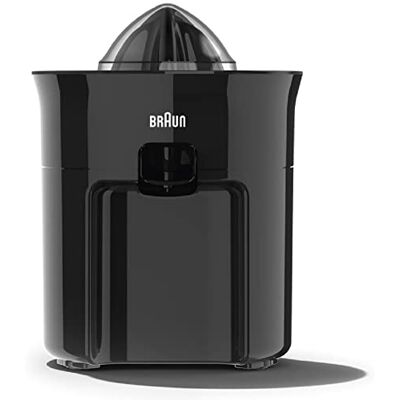 Braun Household TributeCollection CJ 3050 BK Zitruspresse, Elektrische Saftpresse mit Start-Stopp-Automatik, Anti-Tropf-System, Direkter Saftauslauf, 60W, Schwarz Braun Household TributeCollection CJ 3050 BK Zitruspresse, Elektrische Saftpresse mit Start-Stopp-Automatik, Anti-Tropf-System, Direkter Saftauslauf, 60W, Schwarz