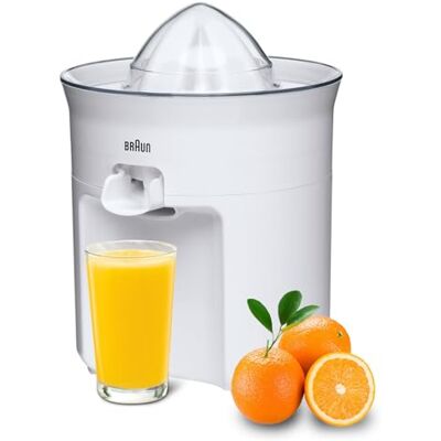 Braun Tribute Collection CJ 3050 Zitruspresse (60 W, 0,35 l) weiß Braun Tribute Collection CJ 3050 Zitruspresse (60 W, 0,35 l) weiß