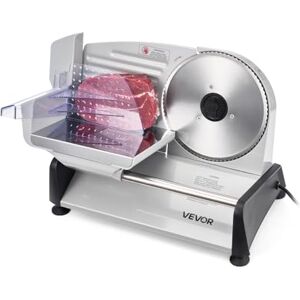 VEVOR Allesschneider Fleischschneider 200 W elektrische Aufschnittmaschine mit 19 cm Klinge, Fleischschneidemaschine mit 0–15 mm einstellbarer Dicke, für gefrorenes Fleisch Schinken Prime Steak VEVOR Allesschneider Fleischschneider 200 W elektrische Aufschnittmaschine mit 19 cm Klinge, Fleischschneidemaschine mit 0–15 mm einstellbarer Dicke, für gefrorenes Fleisch Schinken Prime Steak