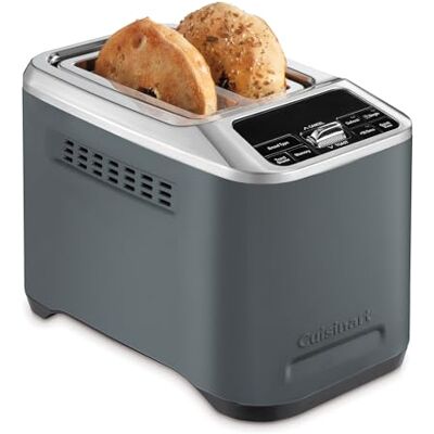 Cuisinart Smart Elite 2-Slice Toaster Extra-Long Slots for Artisan Bread Save your Toast Preferences High-Lift QuickView™ Bagel, Single Slice & Defrost Functions +30sec Toast Boost Cuisinart Smart Elite 2-Slice Toaster Extra-Long Slots for Artisan Bread Save your Toast Preferences High-Lift QuickView™ Bagel, Single Slice & Defrost Functions +30sec Toast Boost