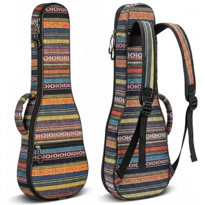 CAHAYA Ukulele Tasche 23 Zoll Gigitasche Gigbag ukulelenhülle Baumwolle Nylon 9mm gepolsterte Ukulelentasche CY0131-2 CAHAYA Ukulele Tasche 23 Zoll Gigitasche Gigbag ukulelenhülle Baumwolle Nylon 9mm gepolsterte Ukulelentasche CY0131-2