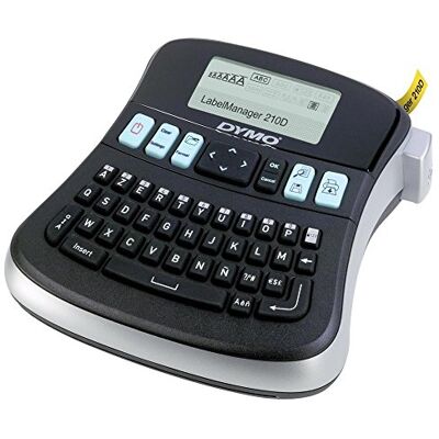 Dymo LabelManager 210D+ Beschriftungsgerät im Koffer Etikettiergerät mit QWERTZ Tastatur & großem Grafikdisplay Einfache Textbearbeitung für D1 Etiketten in 69und 12mm Breite Dymo LabelManager 210D+ Beschriftungsgerät im Koffer Etikettiergerät mit QWERTZ Tastatur & großem Grafikdisplay Einfache Textbearbeitung für D1 Etiketten in 69und 12mm Breite