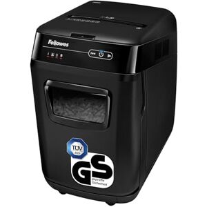 Fellowes Autofeed Aktenvernichter Automax™ 200C, 4 x 38 mm Partikelschnitt (P-4), 200 Blatt, für 1-3 Nutzer im Büro oder Home Office, leise Dank SilentShred, CD Vernichtung, DSGVO-geeignet Fellowes Autofeed Aktenvernichter Automax™ 200C, 4 x 38 mm Partikelschnitt (P-4), 200 Blatt, für 1-3 Nutzer im Büro oder Home Office, leise Dank SilentShred, CD Vernichtung, DSGVO-geeignet