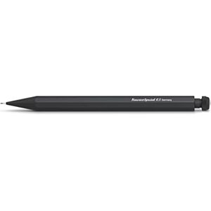 Kaweco SPECIAL Druckbleistift Schwarz 0.5 mm I Mechanischer Bleistift aus hochwertigem Aluminium zum Zeichnen I Luxuriöser Druck-Bleistift nachfüllbar mit Radiergummi I Druckminenbleistift 14 cm Kaweco SPECIAL Druckbleistift Schwarz 0.5 mm I Mechanischer Bleistift aus hochwertigem Aluminium zum Zeichnen I Luxuriöser Druck-Bleistift nachfüllbar mit Radiergummi I Druckminenbleistift 14 cm