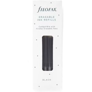 Filofax Nachfüllpack für Kugelschreiber, löschbar, Schwarz Filofax Nachfüllpack für Kugelschreiber, löschbar, Schwarz