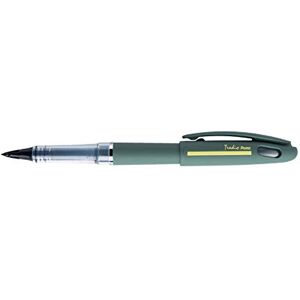 Pentel Tradio TRJ99A-A, Fasermaler Sport Chic, Korpus schwarz matt, nachfüllbare Tinte Schwarz grün vert khaki Pentel Tradio TRJ99A-A, Fasermaler Sport Chic, Korpus schwarz matt, nachfüllbare Tinte Schwarz grün vert khaki