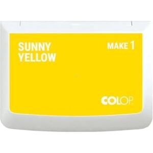COLOP MAKE 1 Stempelkissen, sunny yellow, 50 x 90 mm, Kissen für traditionelle Handstempel und Kreativstempel COLOP MAKE 1 Stempelkissen, sunny yellow, 50 x 90 mm, Kissen für traditionelle Handstempel und Kreativstempel