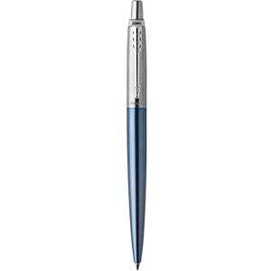 Parker Jotter Kugelschreiber Waterloo Blue Mittlere Spitze Blaue Tinte Geschenkbox Parker Jotter Kugelschreiber Waterloo Blue Mittlere Spitze Blaue Tinte Geschenkbox